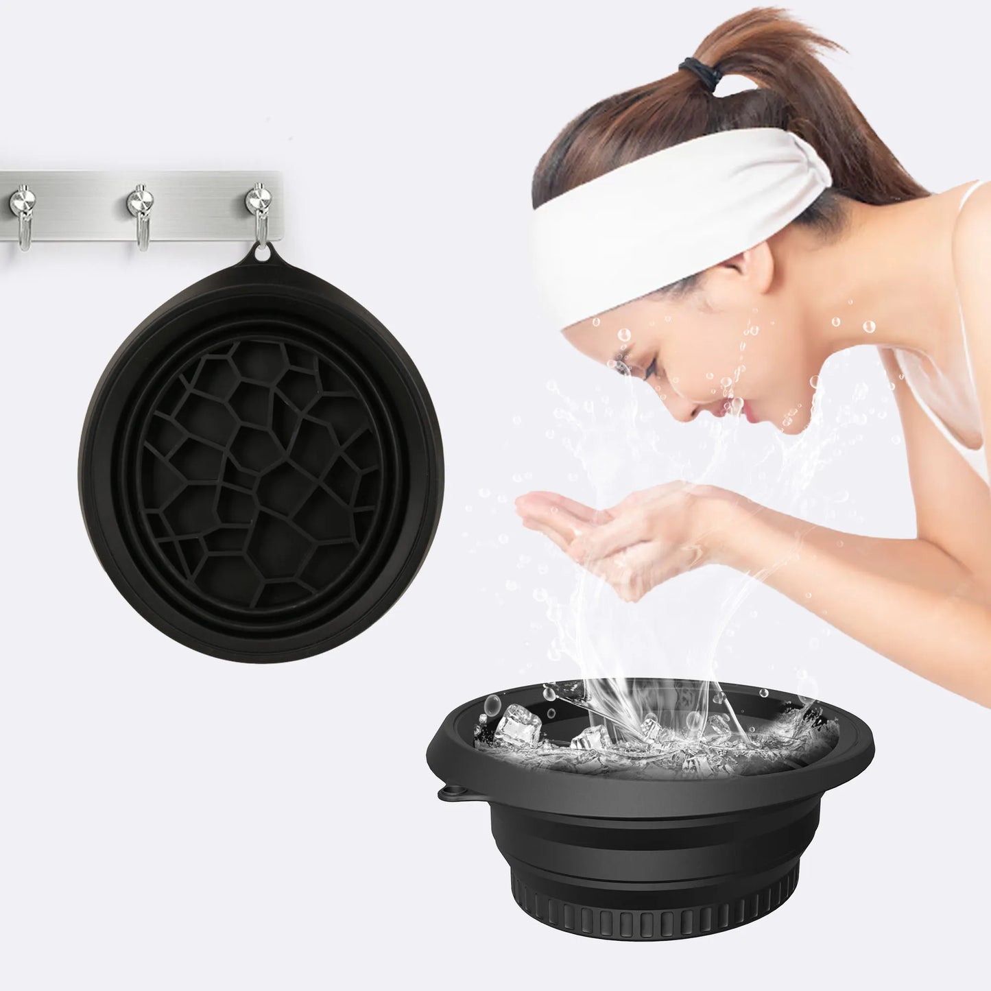 Facial Ice Bath Bowl – Cold Therapy Face Plunge | Tighten Pores, Reduce Puffiness & Get Glowing Skin at Home