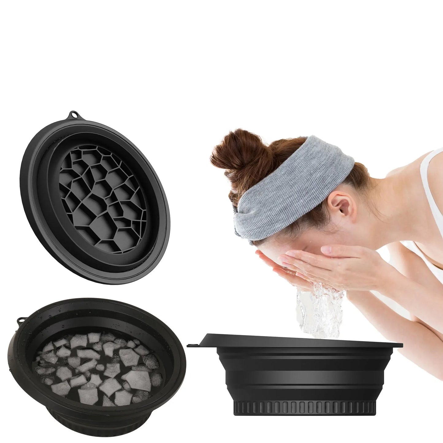 Facial Ice Bath Bowl – Cold Therapy Face Plunge | Tighten Pores, Reduce Puffiness & Get Glowing Skin at Home